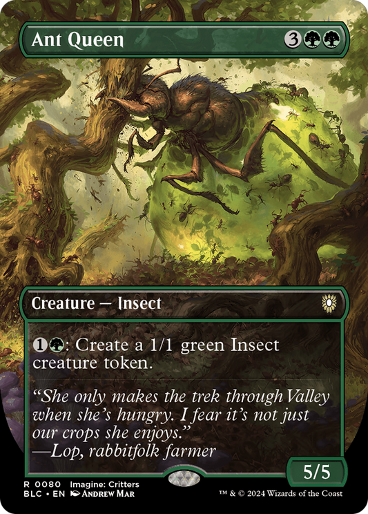 Ant Queen  (BLC-080) - Bloomburrow Commander Foil