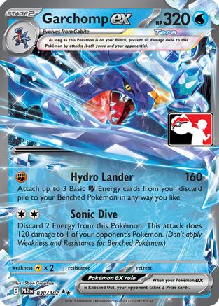 Garchomp ex 38 - Prize Pack Series Cards Holofoil