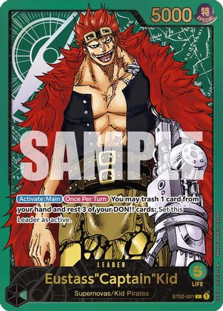 Eustass"Captain"Kid (Premium Card Collection -Leader Collection-) (ST02-001) - One Piece Promotion Cards Foil