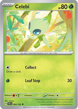 Celebi 4 - SV07 Stellar Crown Reverse Holofoil