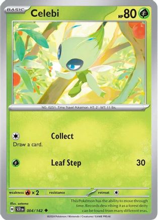 Celebi (4/142) - SV07 Stellar Crown  - Uncommon