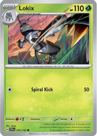 Lokix (16/142) - SV07 Stellar Crown  - Common
