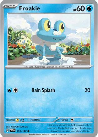 Froakie 39 - SV07 Stellar Crown Reverse Holofoil