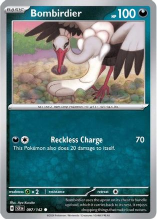 Bombirdier (97/142) - SV07 Stellar Crown Reverse Holofoil - Common