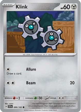 Klink (99/142) - SV07 Stellar Crown  - Common