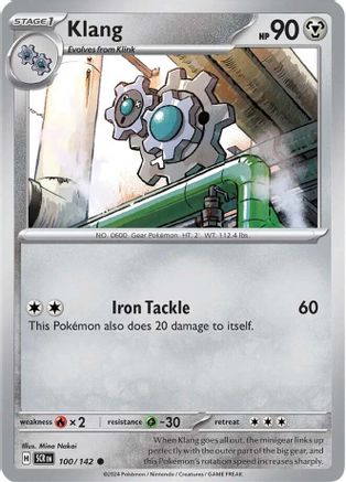 Klang (100/142) - SV07 Stellar Crown Reverse Holofoil - Common