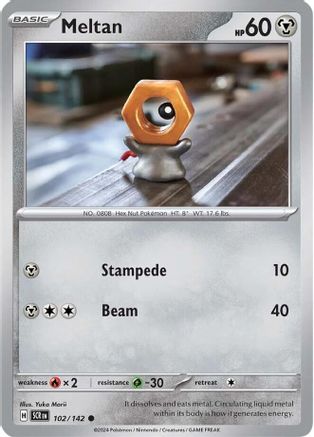 Meltan (102/142) - SV07 Stellar Crown  - Common