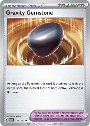 Gravity Gemstone (137/142) - SV07 Stellar Crown Reverse Holofoil - Uncommon
