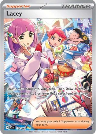 Lacey (172/142) - SV07 Stellar Crown Holofoil - Special Illustration Rare