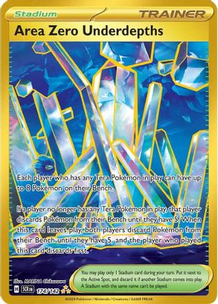 Area Zero Underdepths (174/142) - SV07 Stellar Crown Holofoil - Hyper Rare