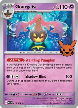 Gourgeist - 078/182 - Trick or Trade BOOster Bundle 2024 Normal