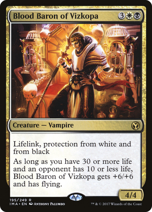 Blood Baron of Vizkopa (IMA-195) - Iconic Masters Foil