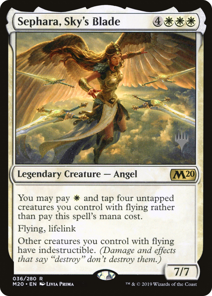 Sephara, Sky's Blade (PM20-36P) - Core Set 2020 Promos Foil