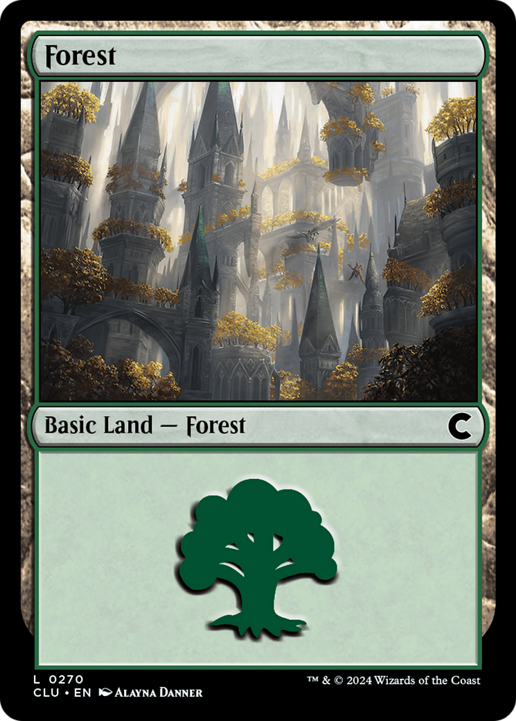 Forest (CLU-270) - Ravnica: Clue Edition