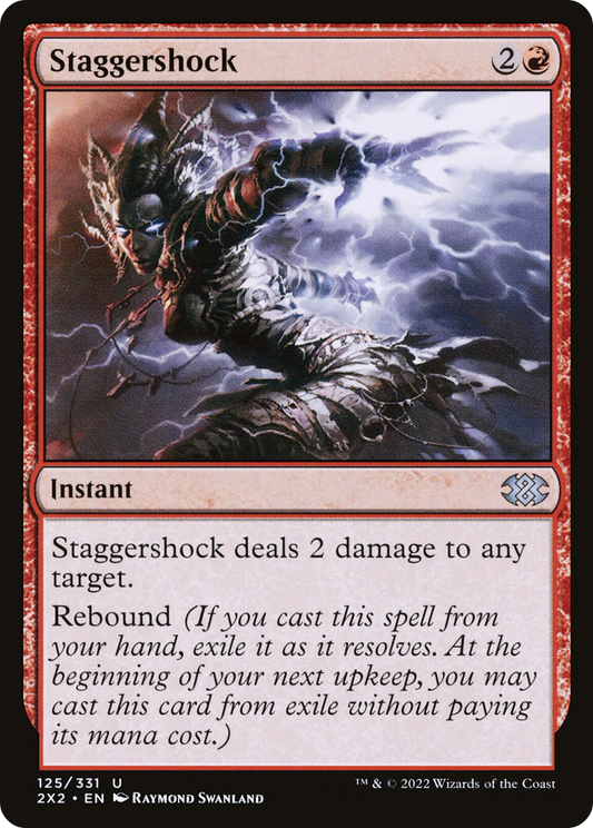 Staggershock (2X2-125) - Double Masters 2022 Foil