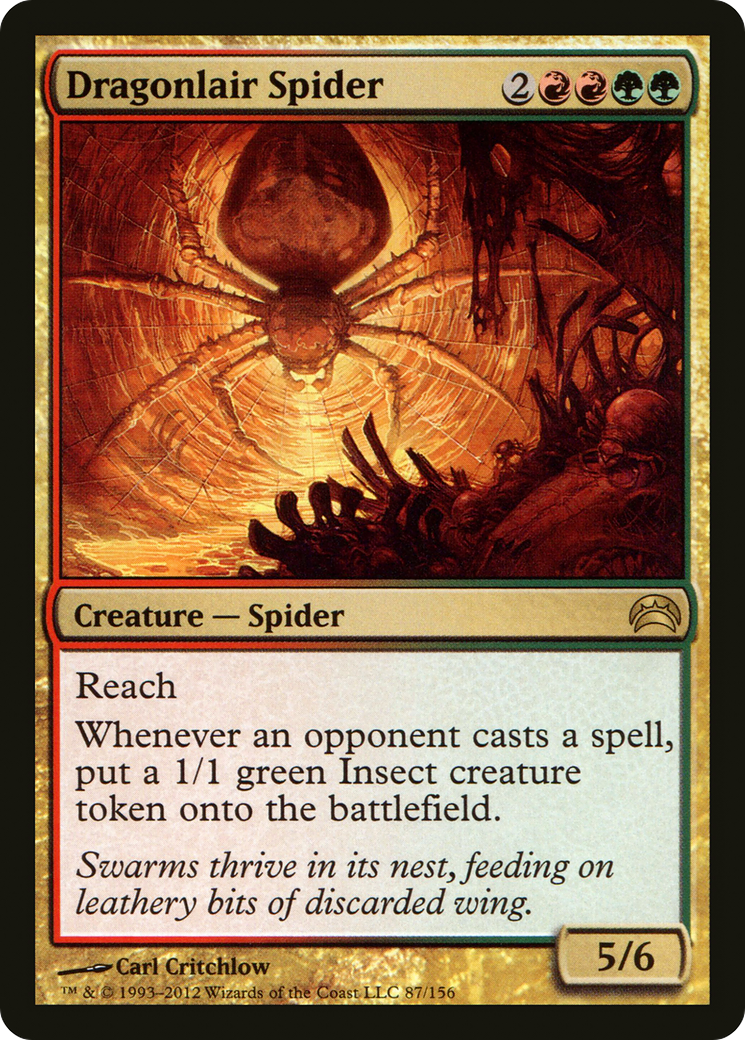 Dragonlair Spider  (PC2-087) - Planechase 2012 Foil
