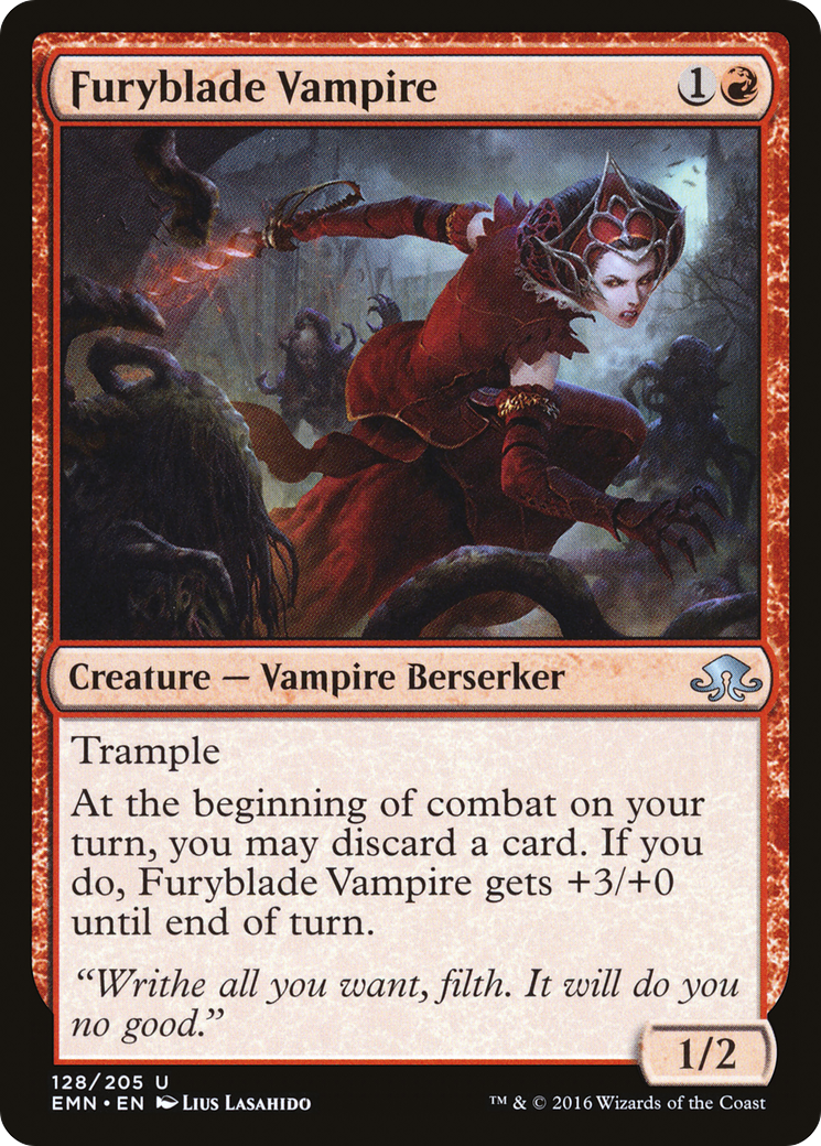 Furyblade Vampire (EMN-128) - Eldritch Moon Foil