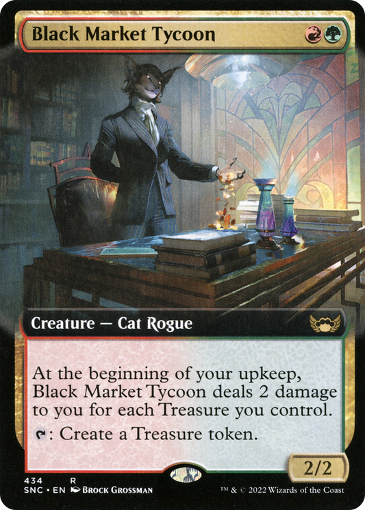 Black Market Tycoon (Extended Art)  (SNC-434) - Streets of New Capenna: (Extended Art)