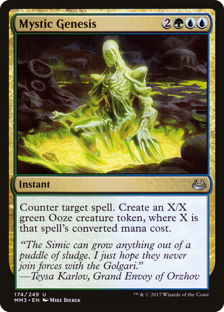 Mystic Genesis  (MM3-174) - Modern Masters 2017 Foil