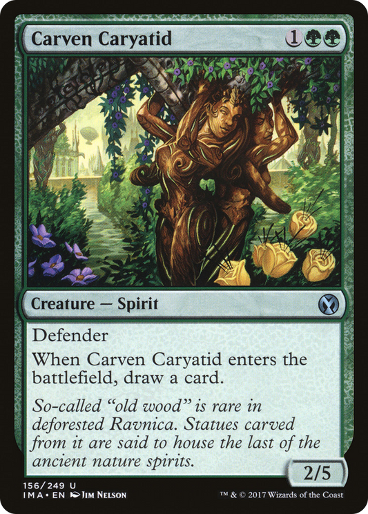 Carven Caryatid (IMA-156) - Iconic Masters Foil