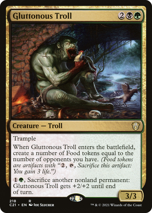 Gluttonous Troll (C21-218) - Commander 2021