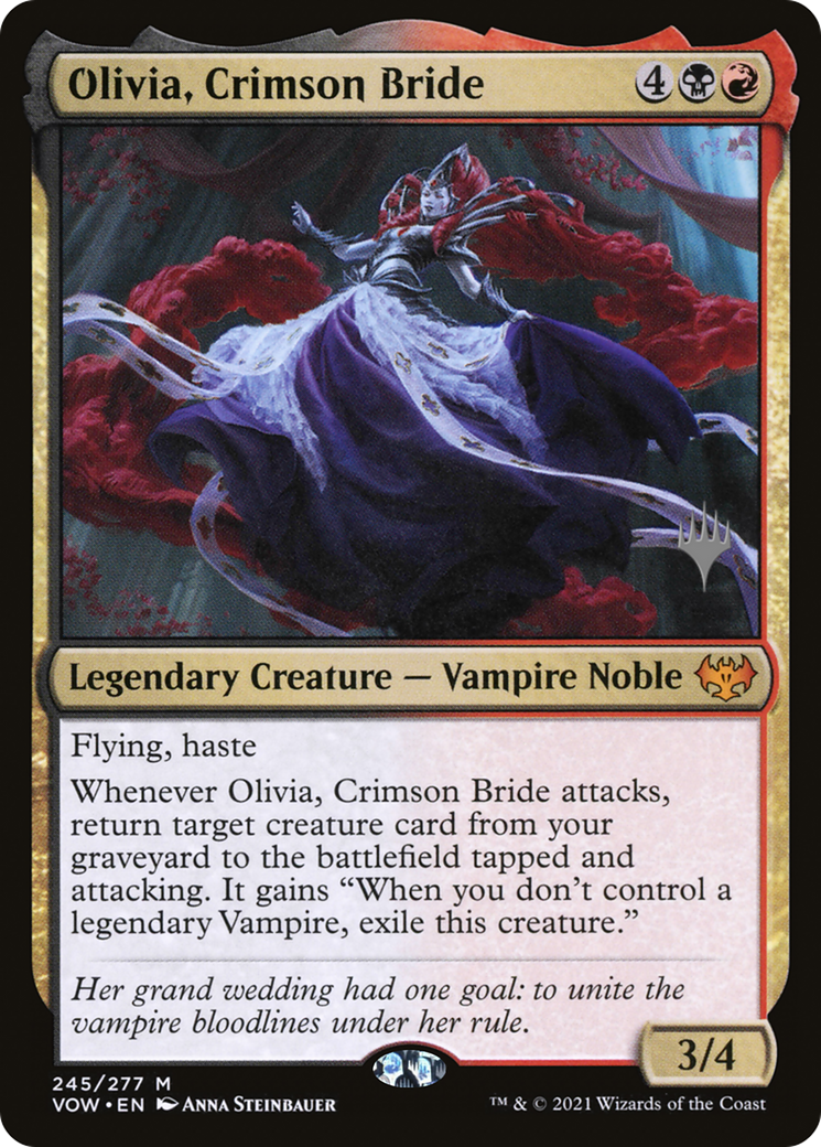 Olivia, Crimson Bride (PVOW-245P) - Innistrad: Crimson Vow Promos