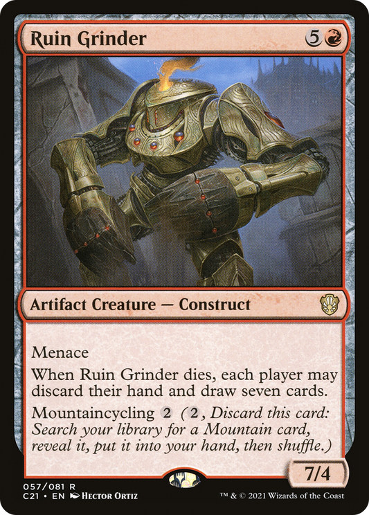 Ruin Grinder (C21-057) - Commander 2021