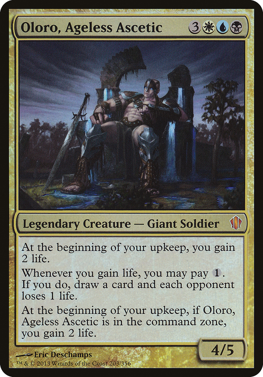 Oloro, Ageless Ascetic (OC13-203) - Commander 2013 Oversized Foil