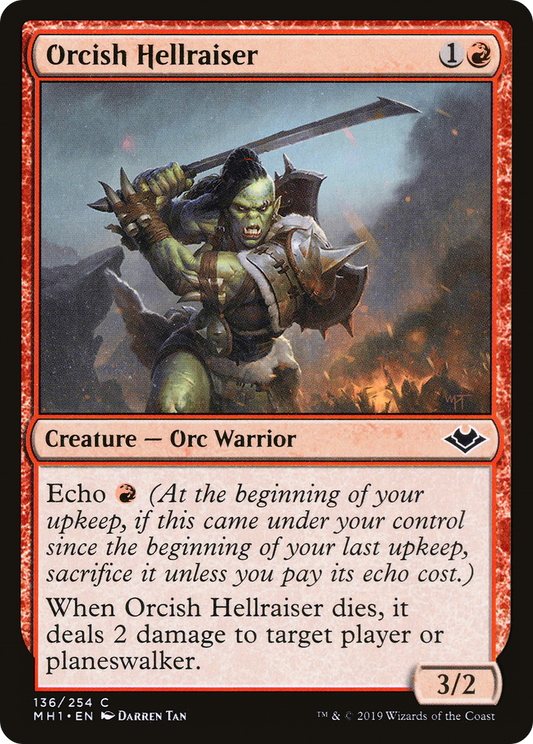 Orcish Hellraiser (MH1-136) - Modern Horizons