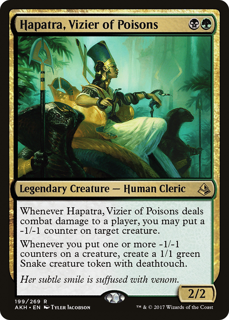 Hapatra, Vizier of Poisons (AKH-199) - Amonkhet