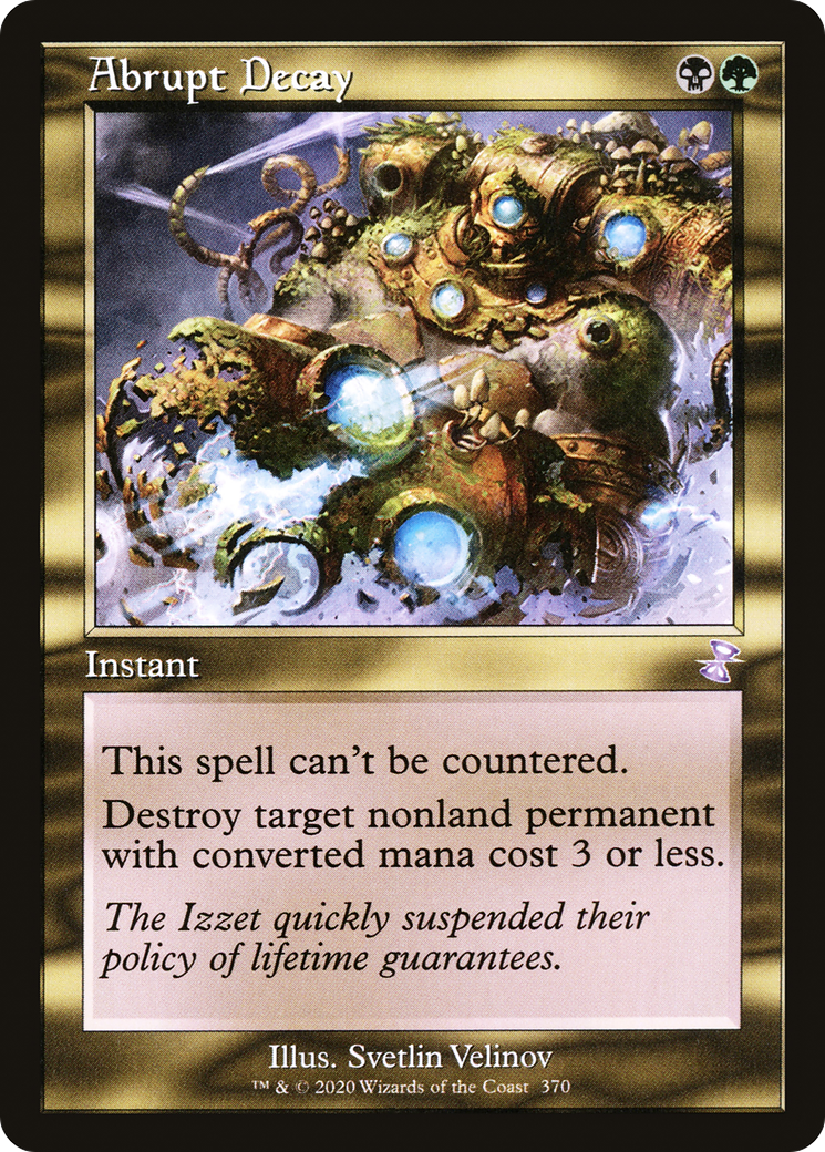 Abrupt Decay (TSR-370) - Time Spiral Remastered Foil