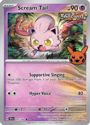 Scream Tail - 077/162 - Trick or Trade BOOster Bundle 2024 Normal