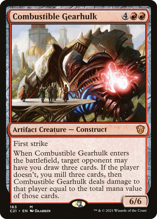 Combustible Gearhulk (C21-163) - Commander 2021