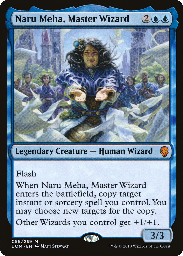 Naru Meha, Master Wizard (DOM-059) - Dominaria Foil