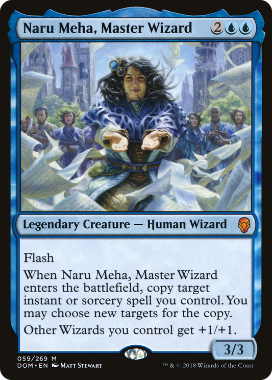 Naru Meha, Master Wizard (DOM-059) - Dominaria Foil