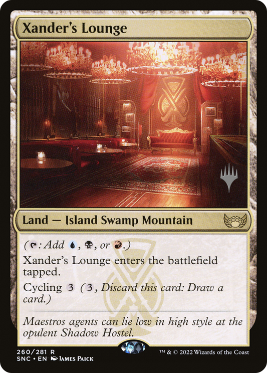 Xander's Lounge (PSNC-260P) - Streets of New Capenna Promos Foil