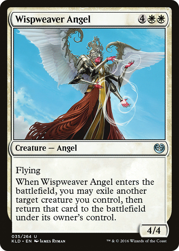 Wispweaver Angel (KLD-035) - Kaladesh Foil