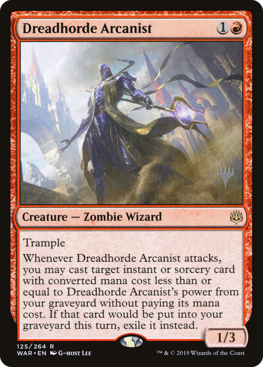 Dreadhorde Arcanist (PWAR-125P) - War of the Spark Promos Foil