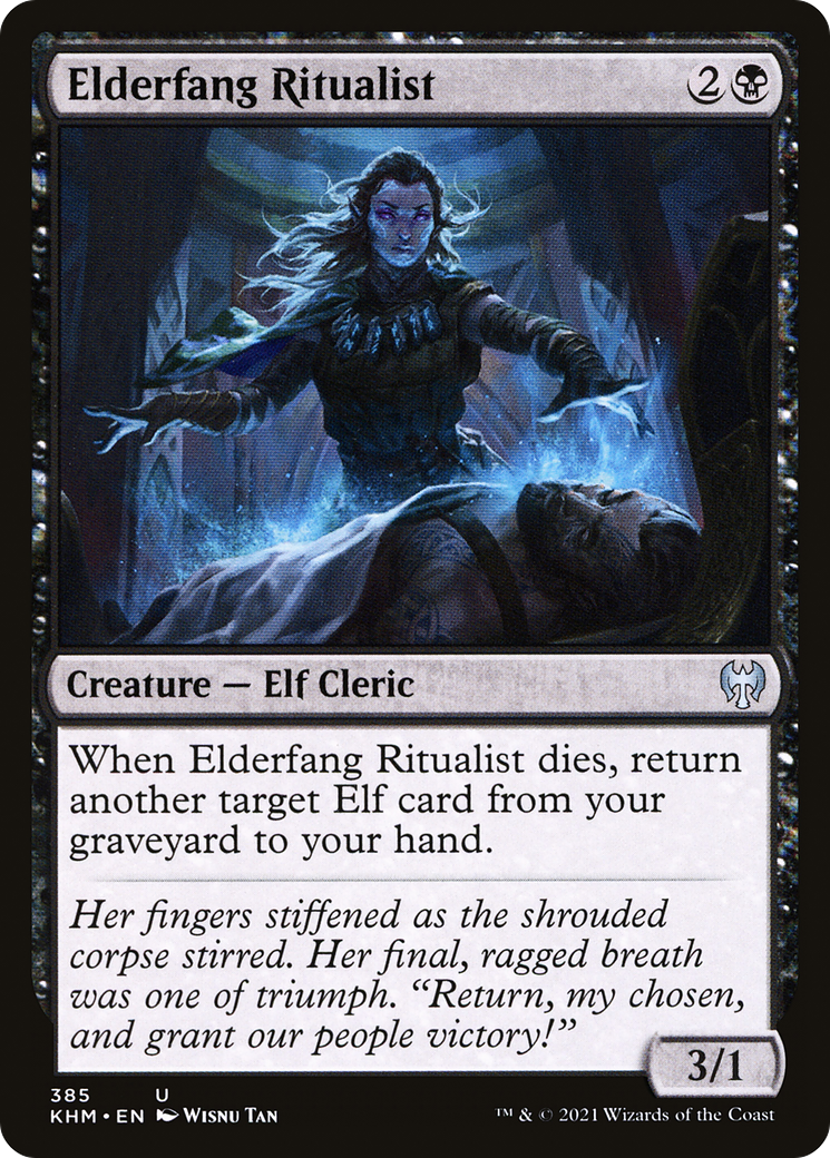 Elderfang Ritualist (KHM-385) - Kaldheim Foil