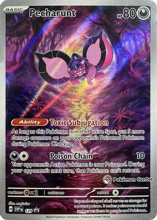 Pecharunt - 129 (Pokemon Center Exclusive) 129 - Miscellaneous Cards & Products Holofoil