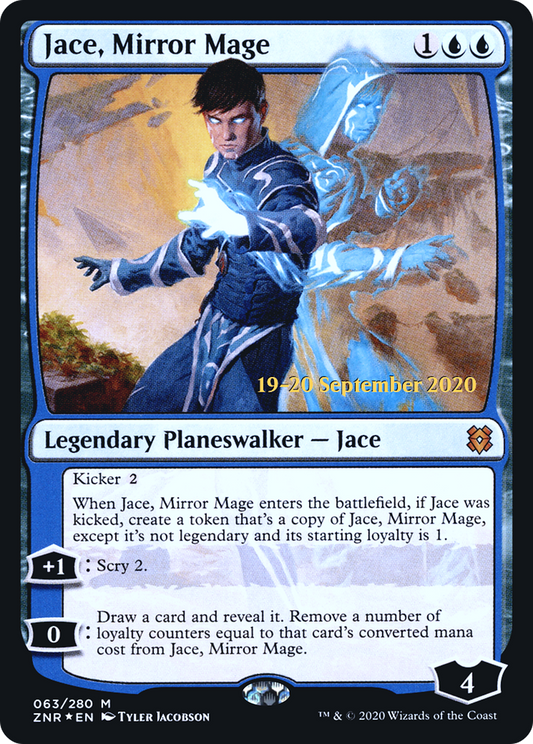 Jace, Mirror Mage (PRE-063) - Zendikar Rising Promos Foil