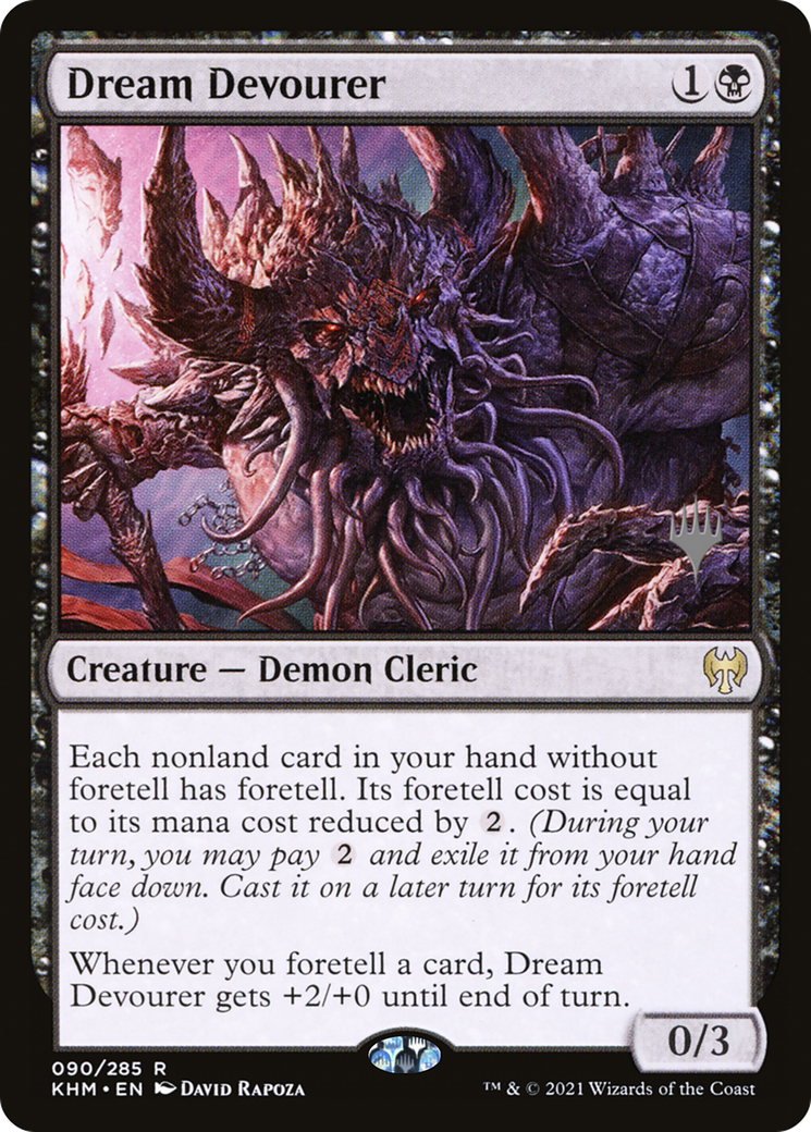 Dream Devourer (PPKHM-90P) - Kaldheim Promos (Promo Pack) Foil