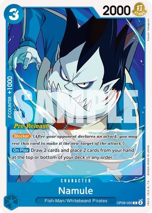 Namule (OP08-050) - Two Legends Pre-Release Cards