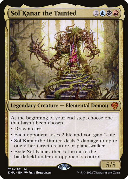 Sol'Kanar the Tainted (PDMU-219P) - Dominaria United Promos Foil