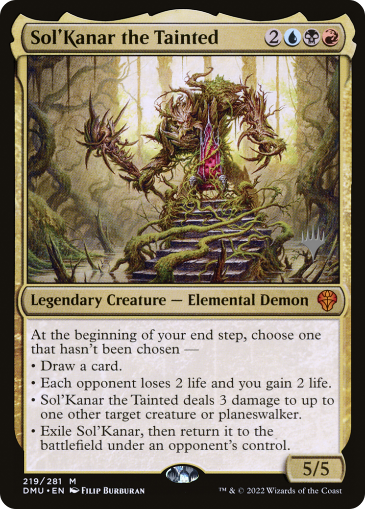 Sol'Kanar the Tainted (PDMU-219P) - Dominaria United Promos