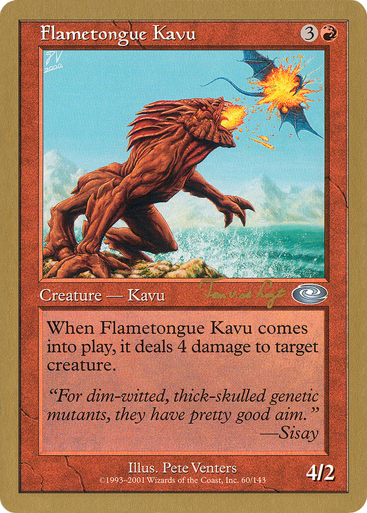 Flametongue Kavu (WC01-TVDL60) - World Championship Decks 2001