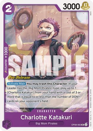 Charlotte Katakuri (062) (OP08-062) - Two Legends Pre-Release Cards