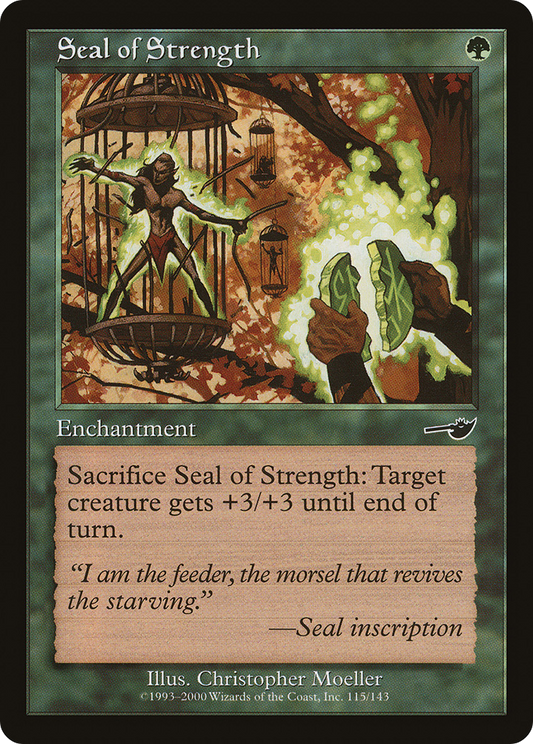 Seal of Strength (NEM-115) - Nemesis Foil