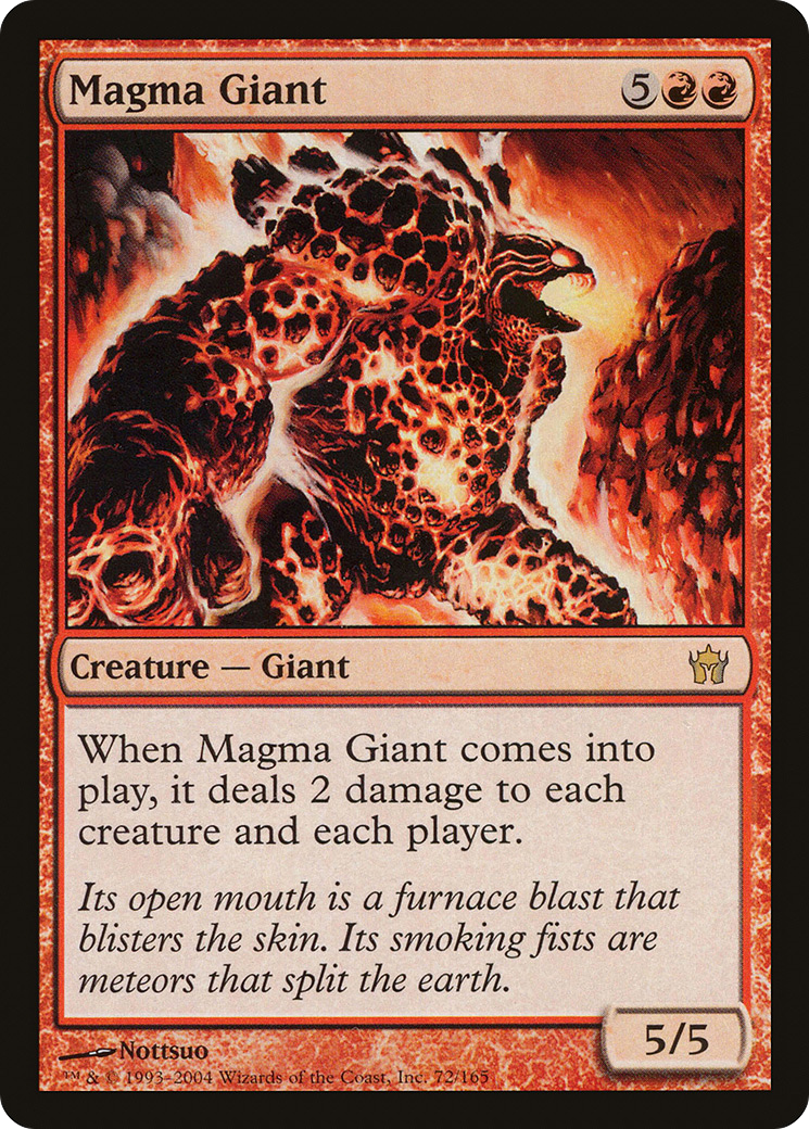 Magma Giant (5DN-072) - Fifth Dawn