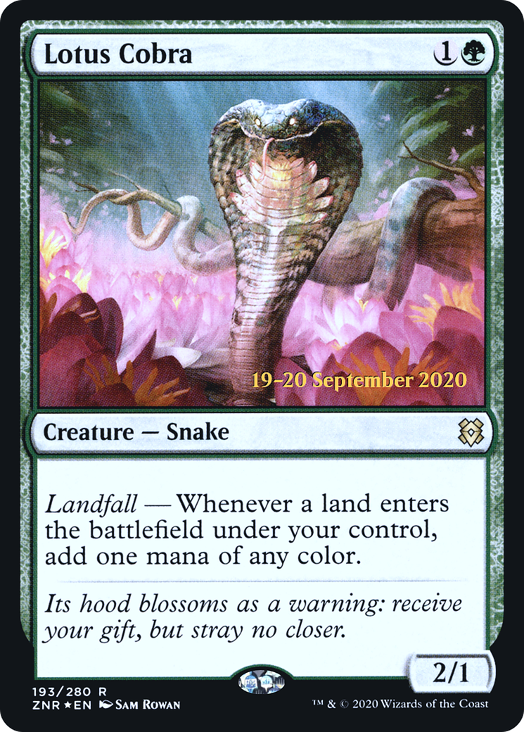 Lotus Cobra (PRE-193S) - Zendikar Rising Promos (Prerelease) Foil